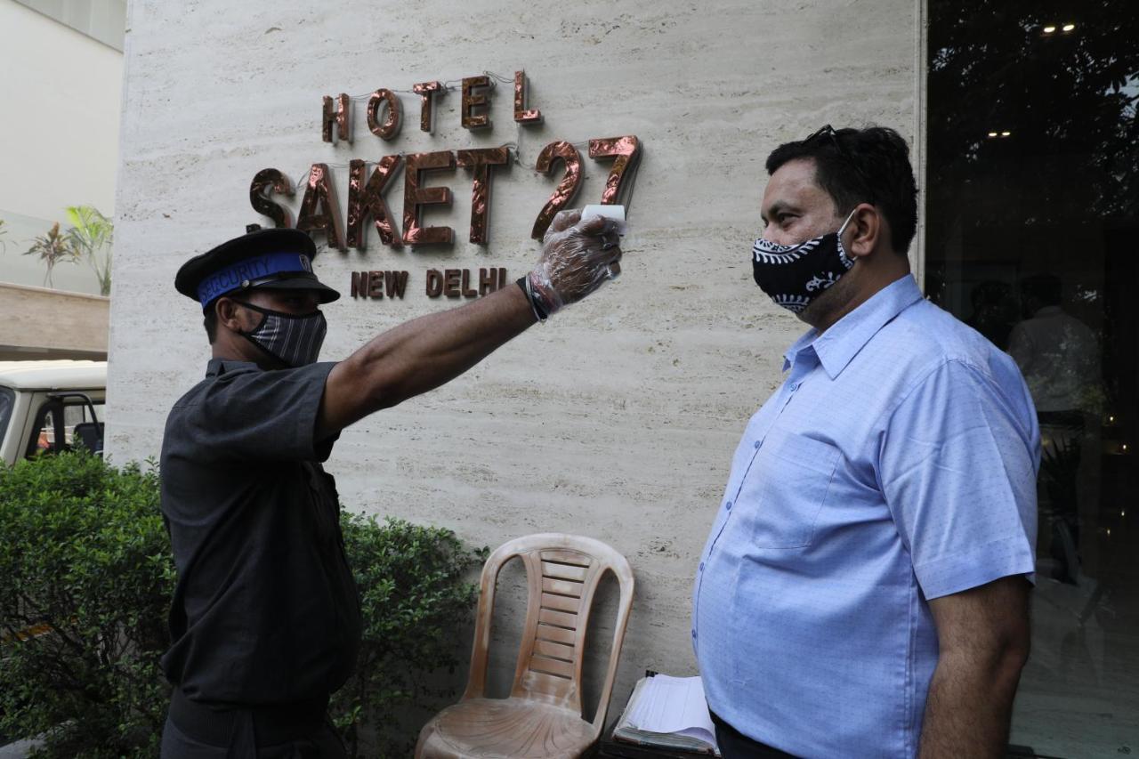 Hotel Saket 27 New Delhi Ngoại thất bức ảnh